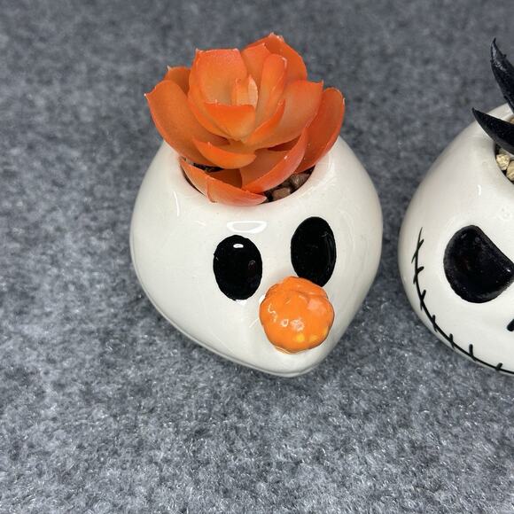 Disney Nightmare Before Christmas Jack Zero Oogie Mini Succulent Halloween Decor - Picture 2 of 8